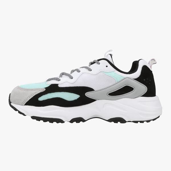 Fila Ray Tracer Men's Lifestyle Shoes - White/Turquoise/Black,NZ 940-2869